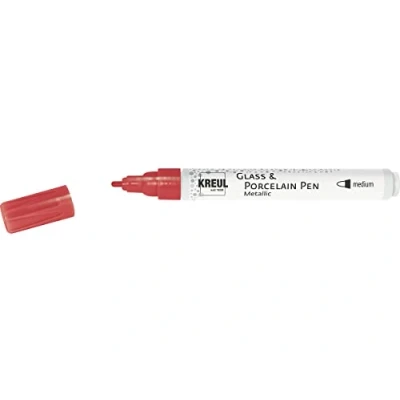 Afbeelding van KREUL Metallic Rode Porseleinstift Porcelain Pen 160 C
