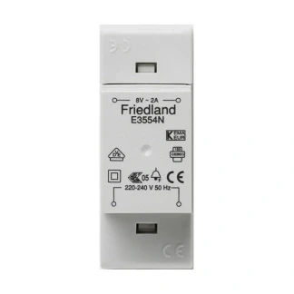 Afbeelding van FRIE BELTRAFO 2TE 220 240V 50HZ RAL 7035