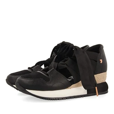 Afbeelding van GIOSEPPO Lizarda sneakers voor dames, zwart.