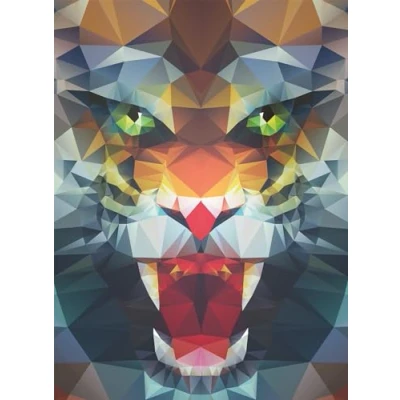 Afbeelding van Ravensburger Polygone Lion 500 Teile.