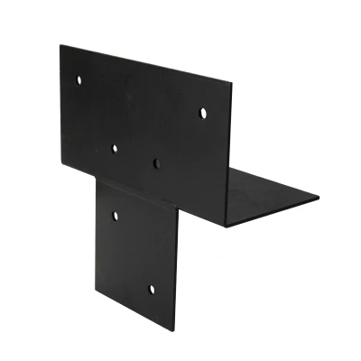 Afbeelding van Pergola Verlenging Zwart Gecoat voor 12 x cm palen Per Stuk