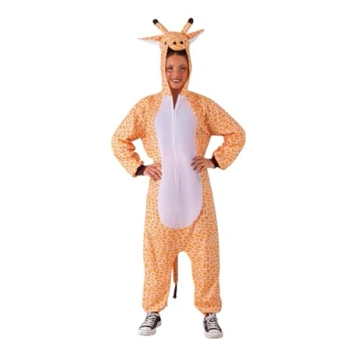 Afbeelding van Rubies One Piece Giraffenkostuum voor volwassenen, uniseks, eenheidsmaat carnaval, Halloween, feesten, begrafenissen