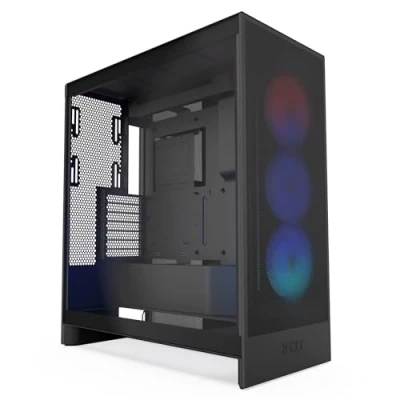Afbeelding van NZXT H7 Flow (2024) RGB zwart Midtowermodel ATX