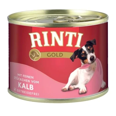 Afbeelding van 12x185g Rinti Gold Kalf Hondenvoer