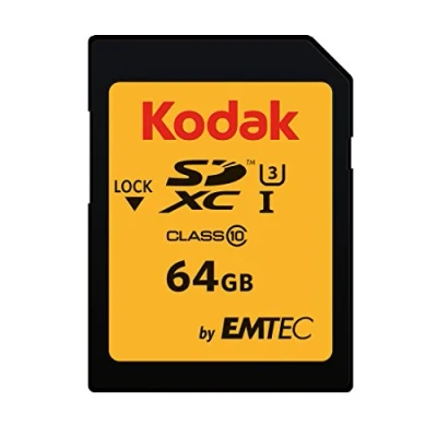 Image de Carte Mémoire Flash SDXC UHS I Kodak 64Go