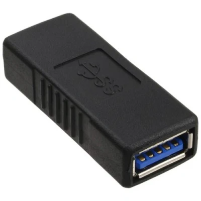 Image de InLine Adaptateur USB type A (F) pour 3.0 noir