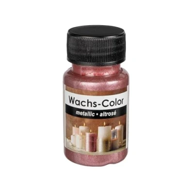 Afbeelding van Ideen mit Herz Waskleurstof, metallic, ideaal voor het schilderen van kaarsen, 50 ml (oudroze)