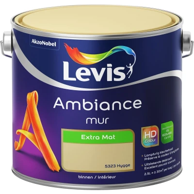 Afbeelding van Levis muurverf Ambiance mur extra mat 2.5l hygge