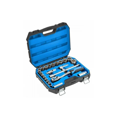 Afbeelding van Hogert Technik HT1R410 Gereedschapset 24 8, 10, 11, 12, 13, 14, 15, 16, 17, 18, 19, 21, 22, 24, 27, 30, 32 12,5 (1/2&quot;)