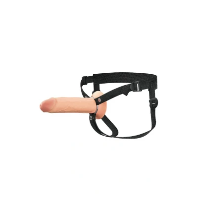 Afbeelding van Holle Siliconen Strap On Dual Density Lichte Huidskleur 21.5 Cm