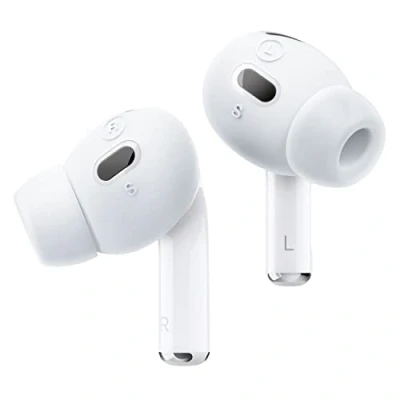 Afbeelding van elago [6 paar] Oordopjes met oorschelp compatibel AirPods Pro 2 [3 maten: groot + medium klein], Apple 2e generatie (fosforescerend blauw)