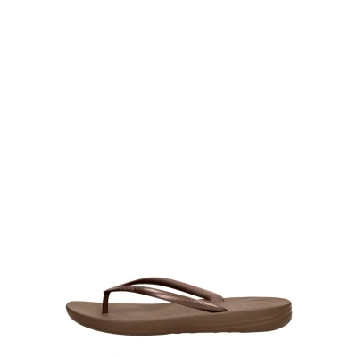 Afbeelding van Fitflop Iqushion Ergonomic Teenslippers, Dames, Maat: 41, Bronze Kunststof