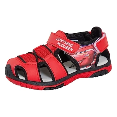Afbeelding van Disney Cars Kindersandalen voor jongens, Lightning McQueen sportsandalen met gesloten teen, open wandelschoenen, Rood