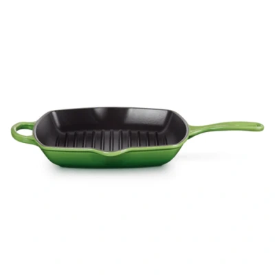 Afbeelding van Le Creuset Grillpan Vierkant Bamboo Groen 26 cm