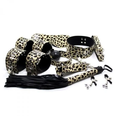 Afbeelding van Complete Bondage Kit Leopard