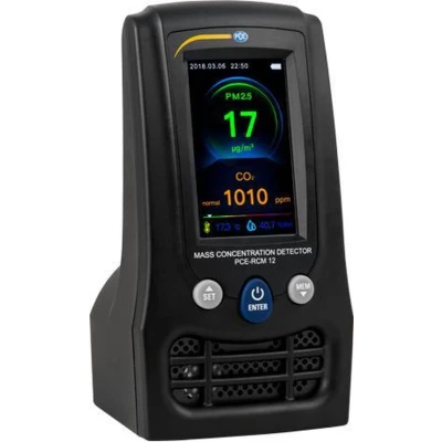 Afbeelding van PCE Instruments Fijnstofmeter Vochtigheid, Temperatuur, Fijnstof, Luchtdeeltjes Met temperatuurmeting, USB interfac