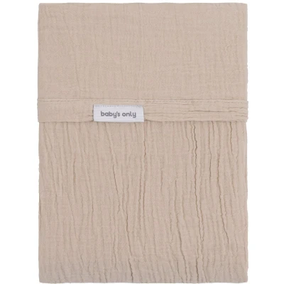 Afbeelding van Baby&#039;s Only Ledikantlaken Tender Beige 120x150 cm