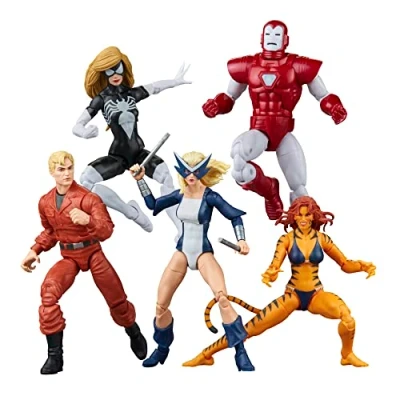 Afbeelding van Hasbro Marvel Legends Series, 15 cm The West Coast Avengers stripfiguren, 5 stuks