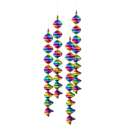 Afbeelding van Boland 4 Decoratiespiralen (7.5 x 60 cm) Multi Regenboog