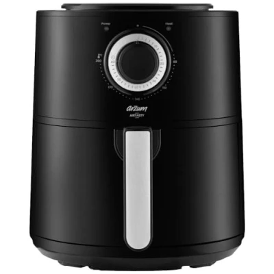 Afbeelding van arzum AR2062 G Airfryer 1350 W Oververhittingsbeveiliging, Anti aanbaklaag Zilver, Zwart