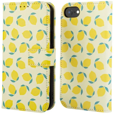 Afbeelding van imoshion Hoesje Geschikt voor iPhone 6 / 6s 7 8 SE (2020) (2022) Design Bookcase smartphone Citrus Dream
