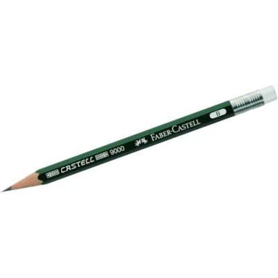 Afbeelding van Faber Castell Set van 3 vulpotloden voor Perfect Pencil 9000 B met gum
