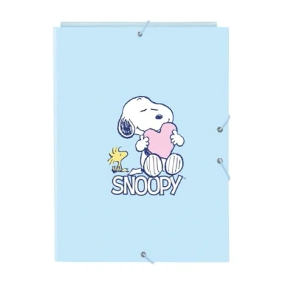 Afbeelding van Ringmap Snoopy Love Blauw A4 26 x 33.5 2.5 cm