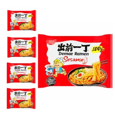 Afbeelding van Nissin Instant Noodle Noedels, sesamgeur, 100 g, 5 Stuk