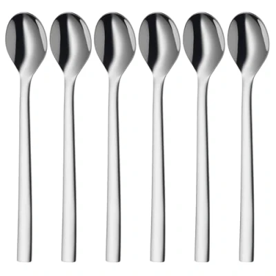 Image de wmf 1291396046 nuova set de 6 cuillères longues pour latte macchiato