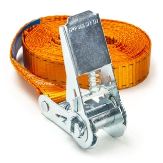 Afbeelding van MasterLock Spanband met ratel oranje 5,0m