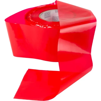 Afbeelding van Kortpack Rood Afzetlint 75mm X 250mtr (1 Rol)