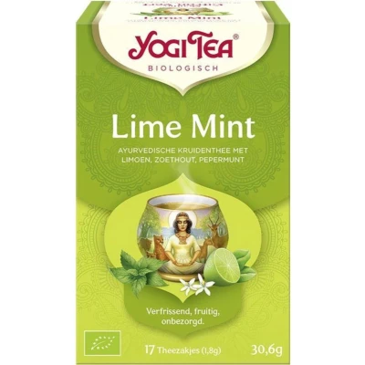 Afbeelding van Yogi tea Lime Mint Biologisch 17 stuks