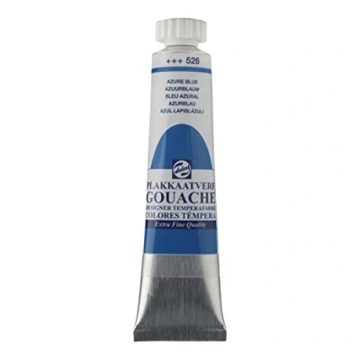 Afbeelding van Plakkaatverf 526 Azuurblauw Gouache extra fine Talens 20 ml