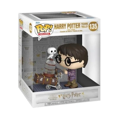 Afbeelding van Funko Pop! Deluxe: HP Anniversary Harry pushing Trolley #135