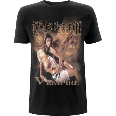 Afbeelding van Cradle Of Filth Vempire Heren T shirt XL Zwart