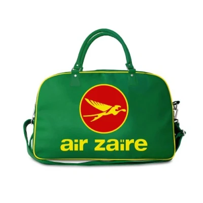 Afbeelding van Logoshirt® Air Zaire I Logo Weekender Reistas 48 uur Schoudertas Sport Retro Synthetisch Origineel gelicentieerd ontwerp, Groen, Eén maat, Schouderriem, Schouderriem