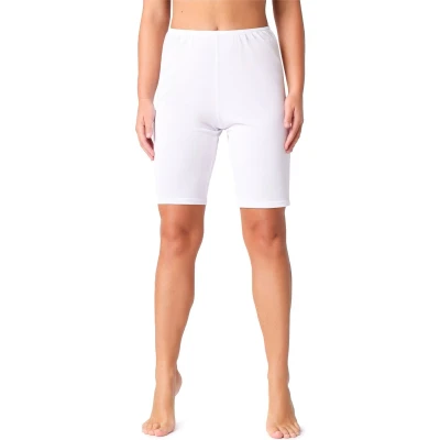 Afbeelding van Bellivalini BLV50 268 Dames viscose ondergoed knielang, Wit.