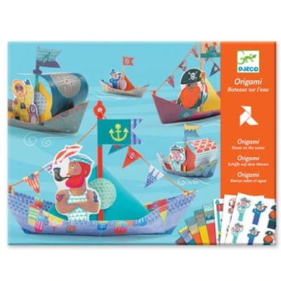 Afbeelding van Djeco origami boten op het water