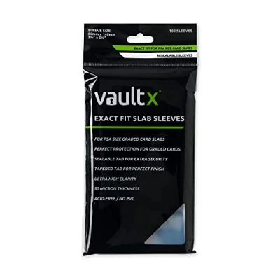 Afbeelding van Vault x 100 stuks schaalkaarthoezen perfecte pasvorm voor PSA, MGC, CGC, UGC, GG en andere hoesjes van vergelijkbare grootte 14 8,6 cm