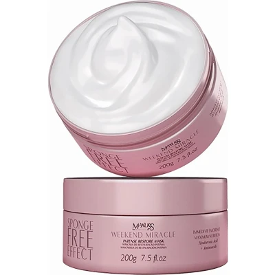 Afbeelding van Maxliss Sponge Free Effect Weekend Miracle Intense Restore Mask 200 ml