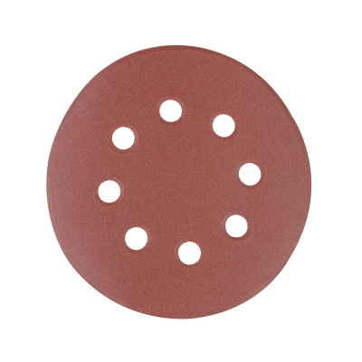 Afbeelding van Silverline 125 mm geperforeerde klittenband schuurschijven, 10 pak 40 korrelmaat