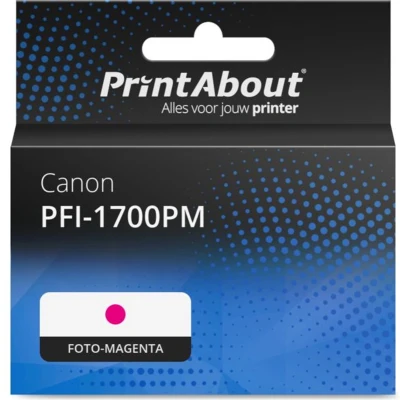 Afbeelding van Huismerk Canon PFI 1700PM Inktcartridge Foto magenta