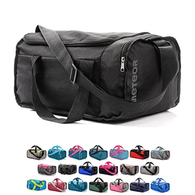 Afbeelding van Sporttas Sport Bag ideaal voor Fitness Sportschool Dames en Heren Reistas (20L, Zwart2)
