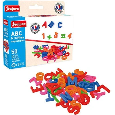 Image de Lettres / Chiffres Majuscules Cursives Aimantées