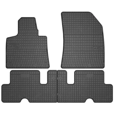 Afbeelding van M MOTOS Rubberen vloermatten voor Citroen C4 Picasso II, 2013 2019, verbeter je reiscomfort met de zwarte antislipmat, 3D automat alle weersomstandigheden, bescherming tegen vuil