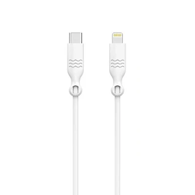 Image de Just Green Câble Lightning 24 pin USB C mâle pour 2 m blanc
