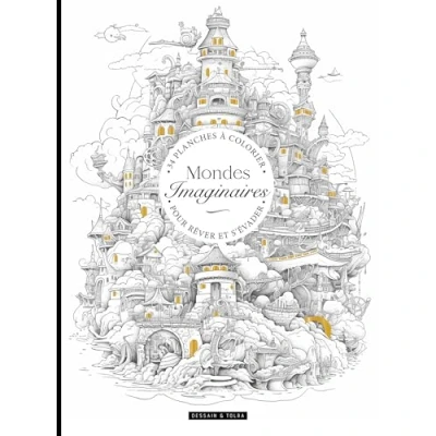 Afbeelding van MONDES IMAGINAIRES 30 PLANCHES A COLORIER
