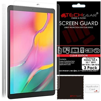 Afbeelding van TECHGEAR 3 x displaybeschermfolie voor Samsung Galaxy Tab A 10,1 inch 2019 (SM T510/SM T515), ultra transparant