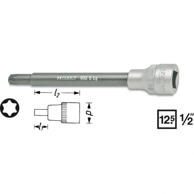 Afbeelding van HAZET Torx 992SLG T45 Steeksleutelelement Binnen