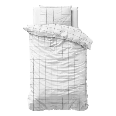 Afbeelding van Dekbedovertrek 2 Persoons 200x200 Dreamhouse Satijn Wit Inclusief Kussenslopen